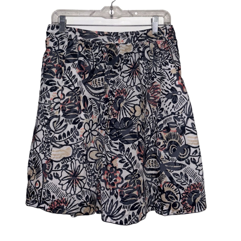 LOFT Outlet Floral Midi Skirt 8P - Picture 2 of 9